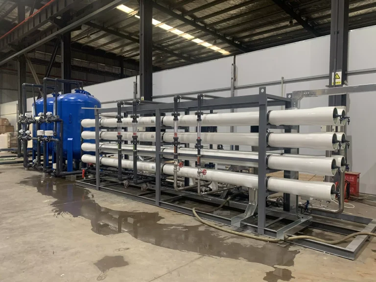 Industrial 15TPH 18.25MΩ Ultrapure Water Treatment System RO EDI Mixbed Filtration