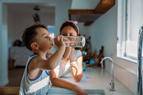 a-child-is-drinking-water