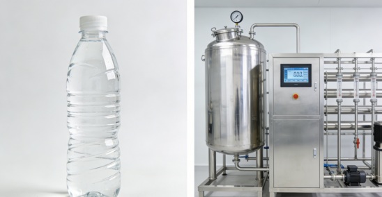 Consumer grade water vs Pharmaceutical pure water