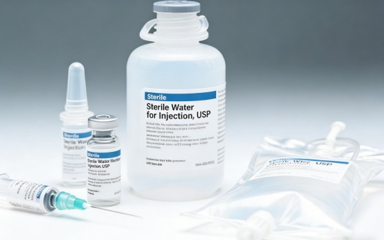 Sterilized water for hospital and clinic medical use