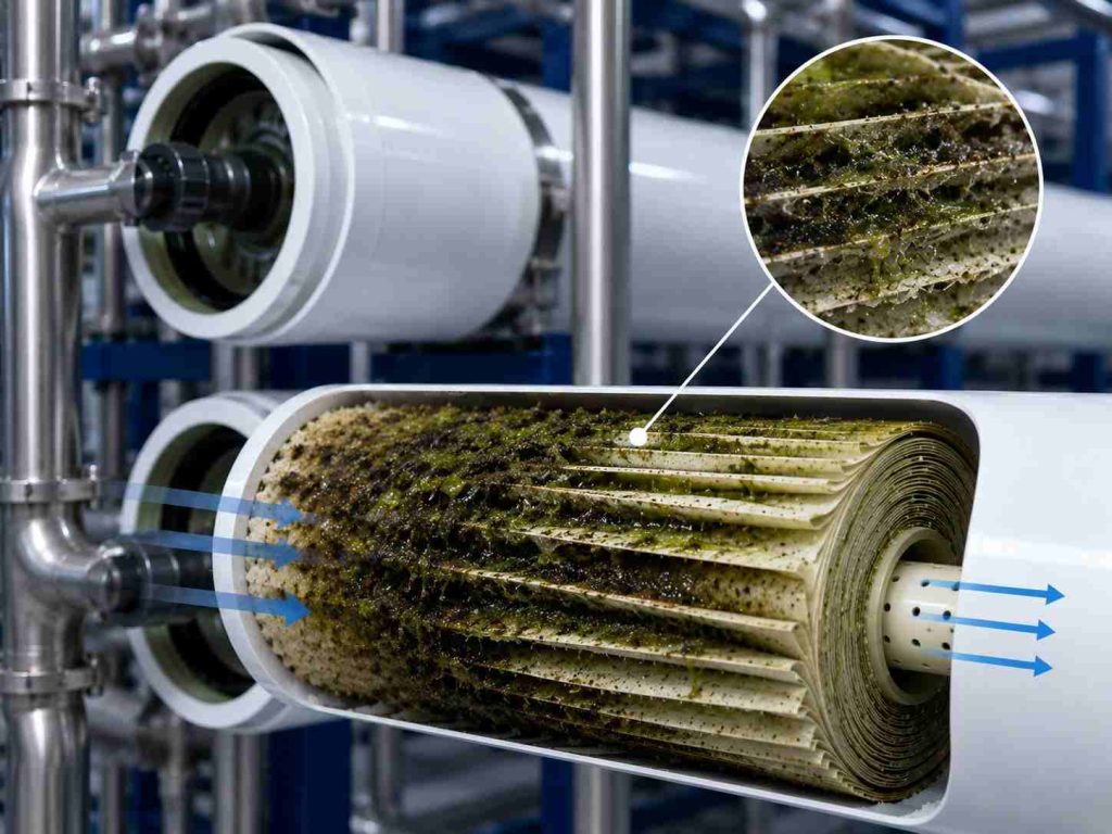 Biofouling in RO Membrane