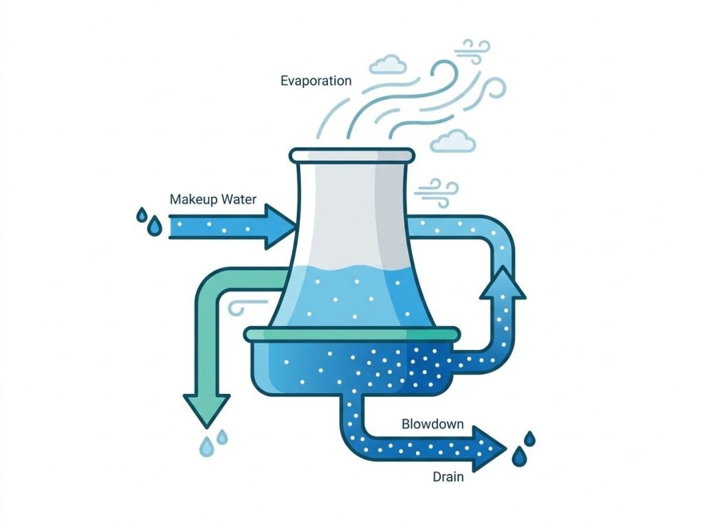 Cycles of Concentration in Cooling Towers