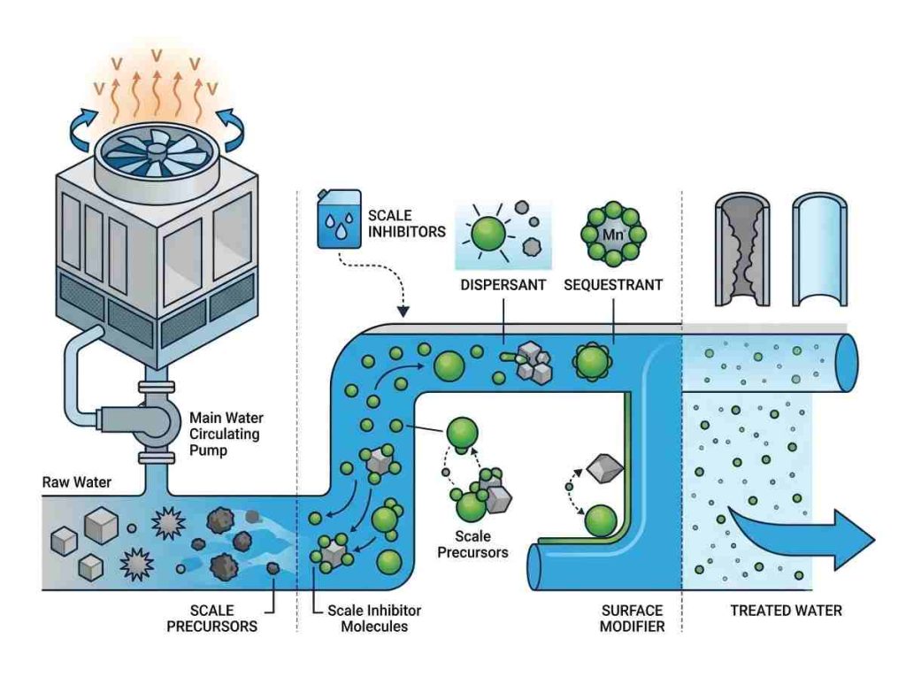 Scale Inhibitors in cooling tower water treatment