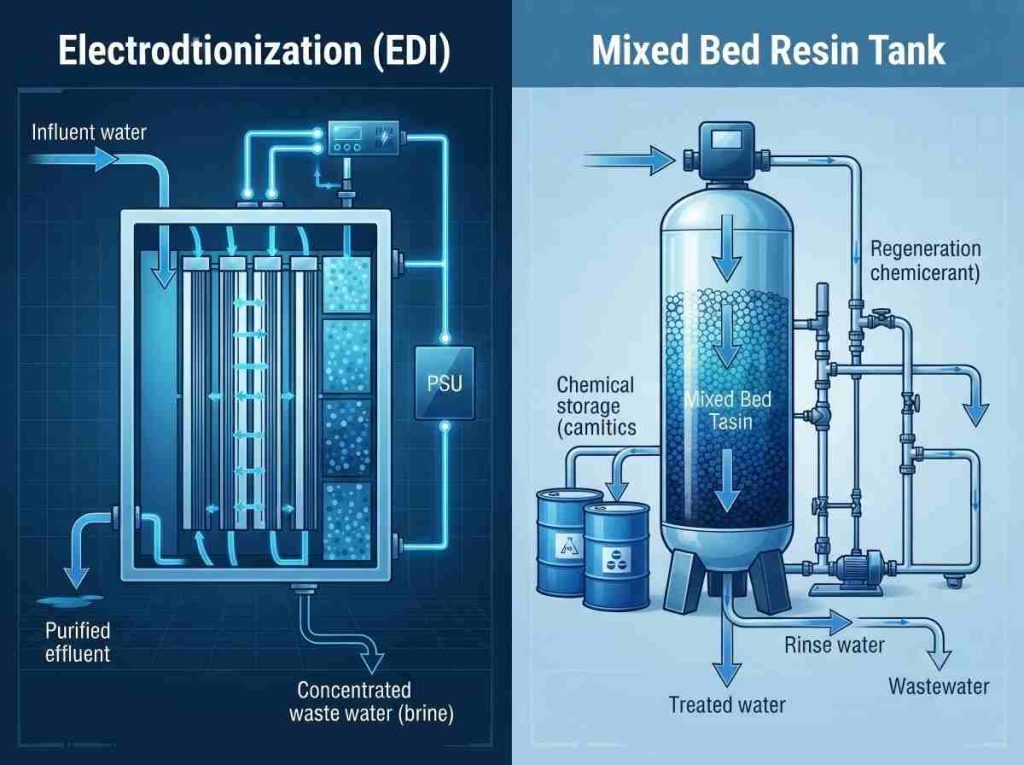 EDI vs Mixed Bed Ion Exchange