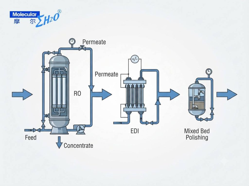 Industrial process flow