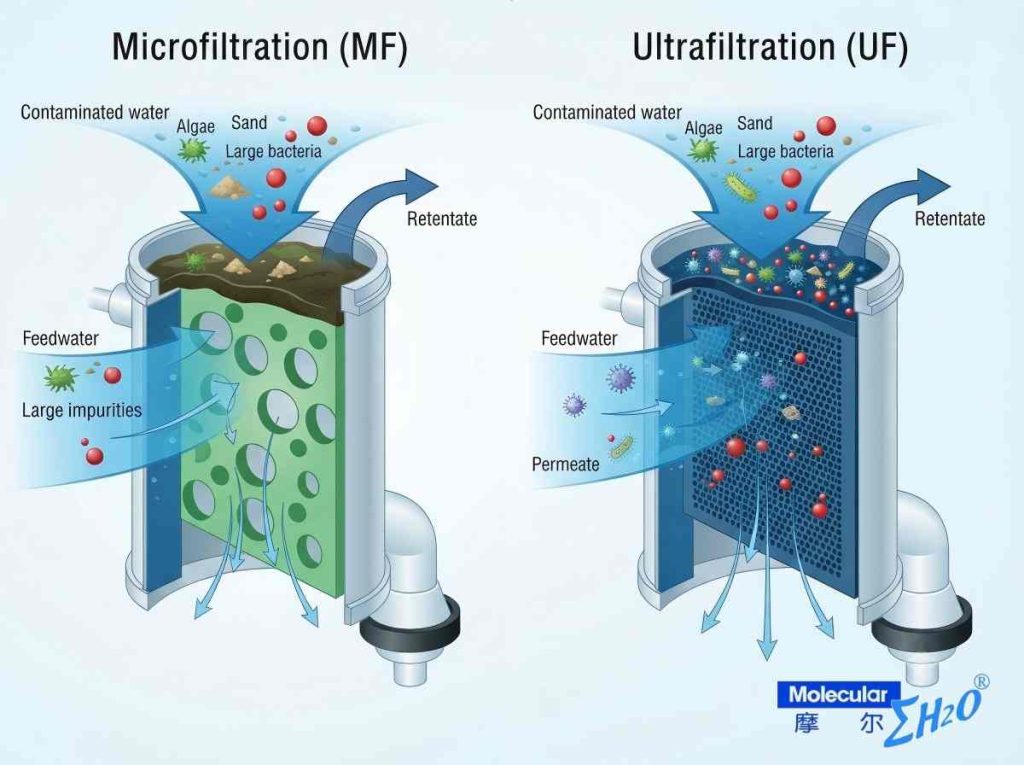 Microfiltration vs Ultrafiltration in Water Treatment