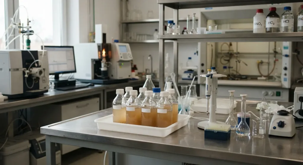 Industrial Wastewater Zinc Testing