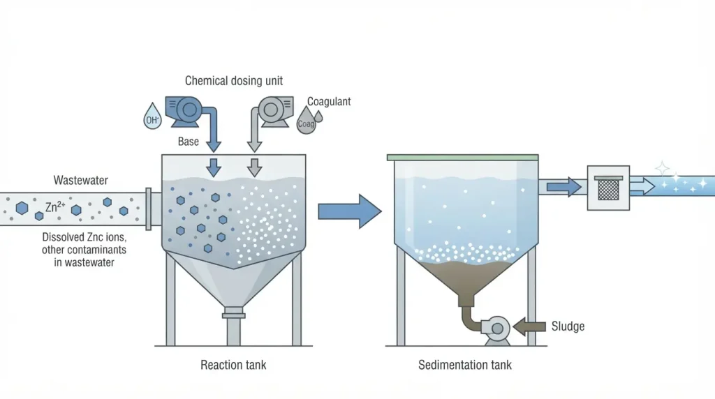 Zinc Removal by Chemical Precipitation