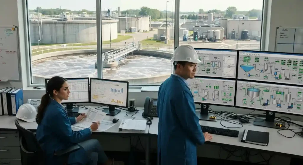 analyzing industrial wastewater quality