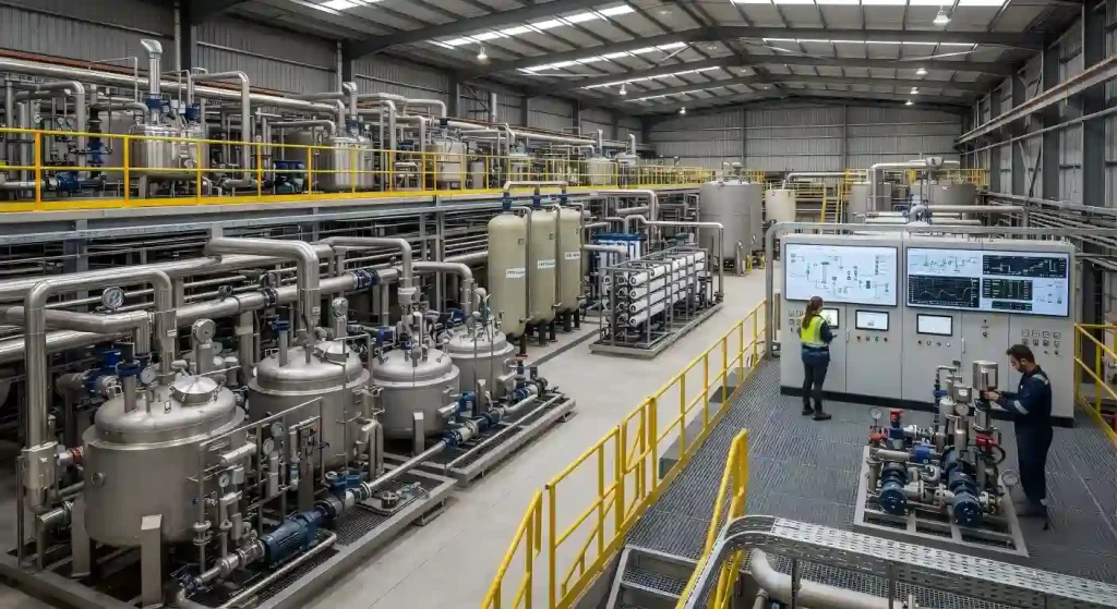 industrial cyanide wastewater treatment plant