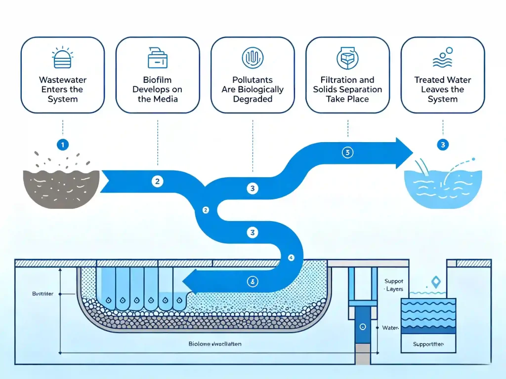Biofilters Work Process