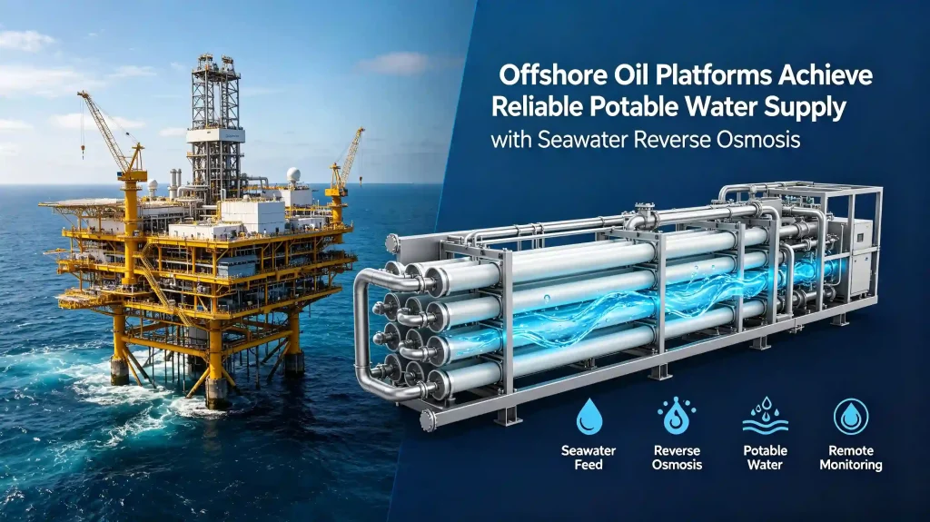 Offshore Oil Platforms Achieve Reliable Potable Water Supply with Seawater Reverse Osmosis