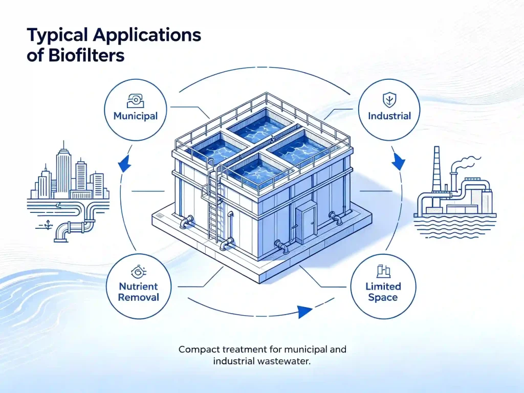 Typical Applications of Biofilters