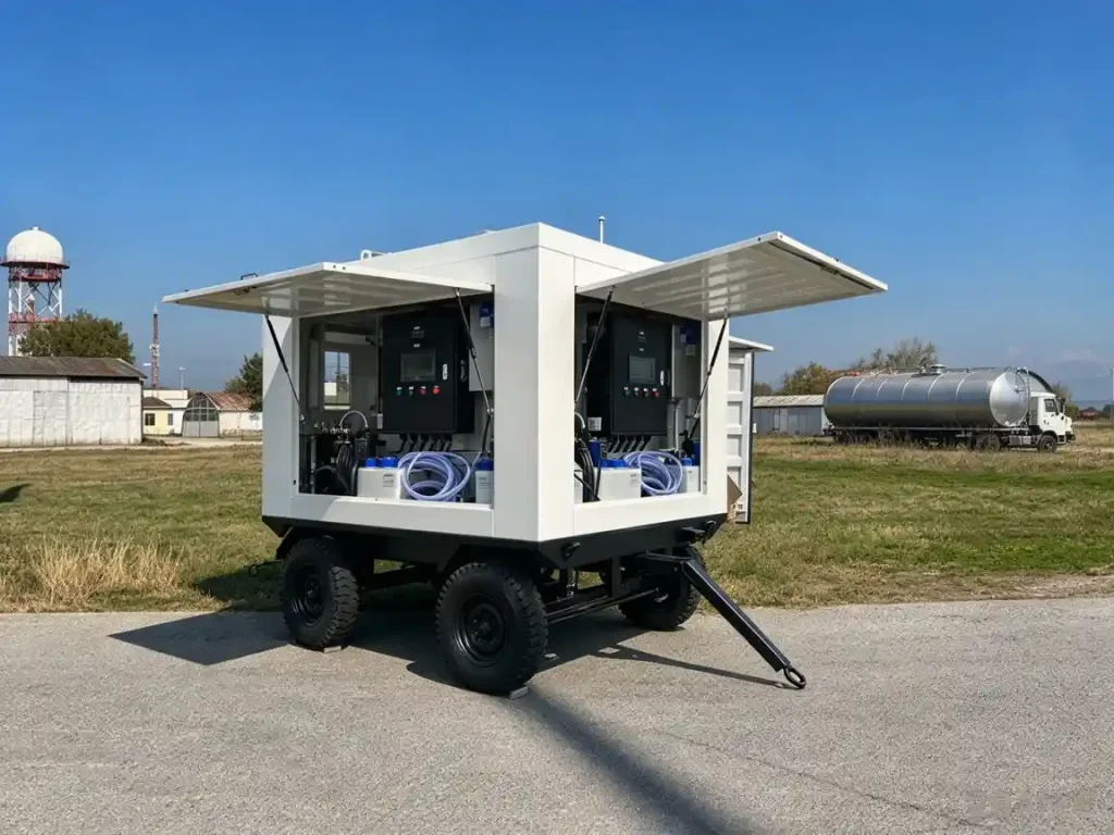 mobile truck water supply