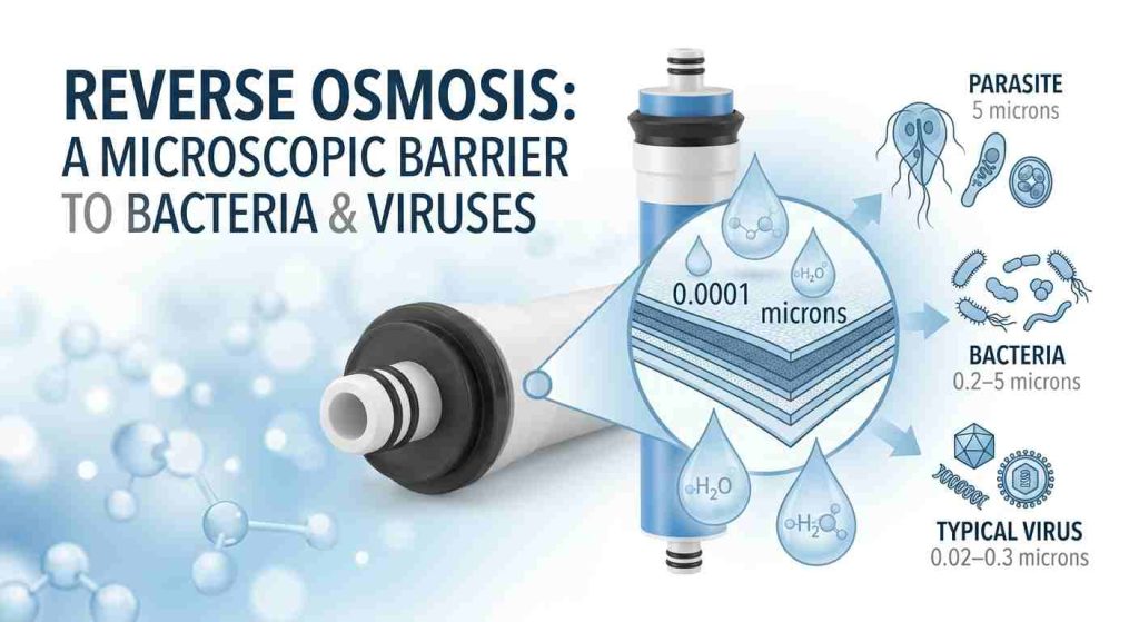 reverse osmosis removing bacteria and viruses